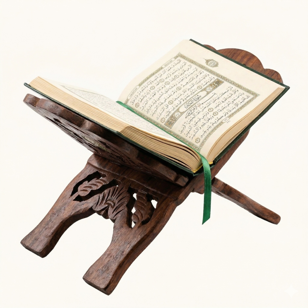 Quran on Wooden Stand